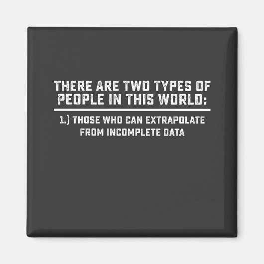 データサイエンティスト この世には2種類の人がいるんだ マグネット (正面)