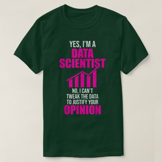 データサイテ救済ィスト意見データサイエンスマイニングAn Tシャツ (デザイン正面)