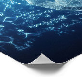 データシートと相互作用する人間型 ポスター (角)