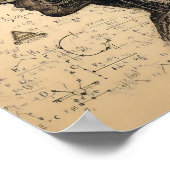 データシートにスーパーインポーズされたヒューマノイド ポスター (角)