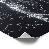 データシートにスーパーインポーズされたヒューマノイド ポスター (角)