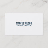 データセキュリティ | データマイニング | プログラマ 名刺 (裏面)