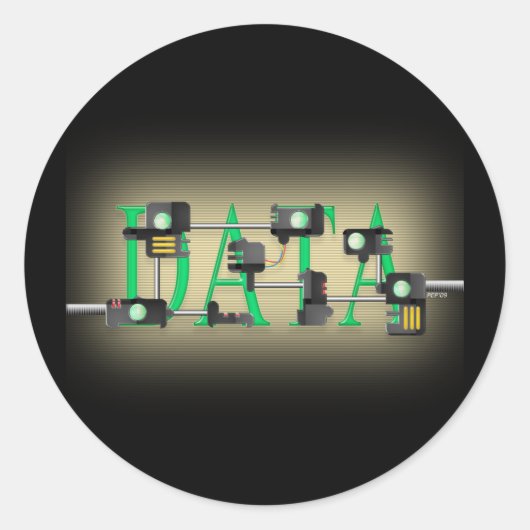 データセキュリティ ラウンドシール (正面)