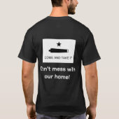 データセンターに反対するテキサスTシャツ Tシャツ (裏面)