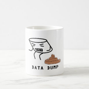 データダンプ コーヒーマグカップ