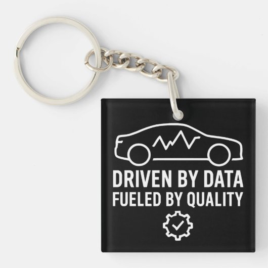 データドリブンで品質が燃料となる自動車QA キーホルダー (正面)