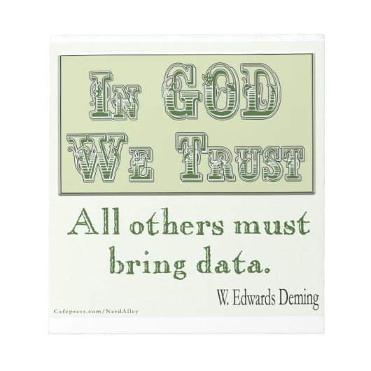 データナプキンの持参が必要 ノートパッド (正面)