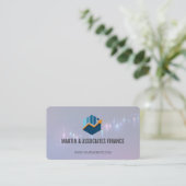 データバーグラフ | 仮想通貨 | 金融市場 名刺 (スタンド正面)