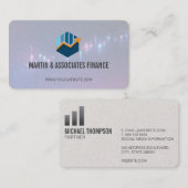 データバーグラフ | 仮想通貨 | 金融市場 名刺 (正面/裏面)