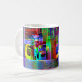 データフロー コーヒーマグカップ (正面左)