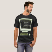データベースのための楽しいデータベースSQLクエリコンピュータコード Tシャツ (正面フル)