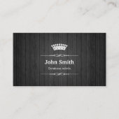 データベース管理王室のブラックウッドグレイン 名刺 (正面)