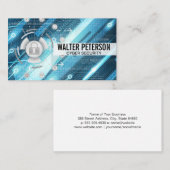 データベース |ネットワーク技術の背景 名刺 (正面/裏面)