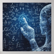 データボードと相互作用する人間型