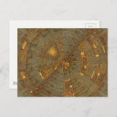 'データマイニング'フラクタル抽象芸術ポストカード ポストカード (正面/裏面)