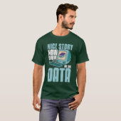 データマイニング いい話 今度は見せてプログラミング b tシャツ (正面フル)