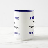 データマネージャーを信頼して下さい マグカップ (中央)