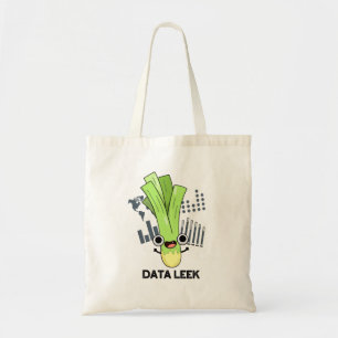 データリークコンピューおもしろいタVeggie Pun トートバッグ