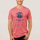 データロボットの現実の色 トライブレンドＴシャツ (正面)