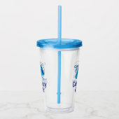 データ入力担当者に声を掛ける アクリルタンブラー (右)