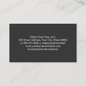 データ分析グラフ | 指標 名刺 (裏面)