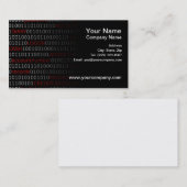 データ機密保護の名刺 名刺 (正面/裏面)