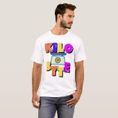 データ測定単位のキロバイト Tシャツ (正面フル)