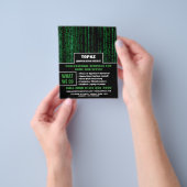 データ画面コンピュータ修復スペシ広告ャリストズ チラシ (手)