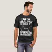 データ科学データ分析データ技術統計 Tシャツ (正面フル)