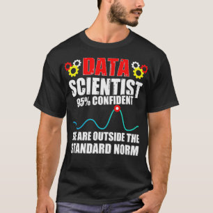 データ科学ノルムデータ科学マイニングアナリスト Tシャツ