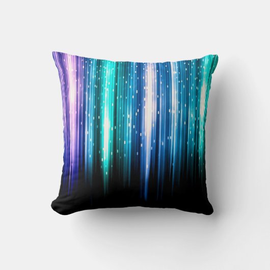 データ虹の輝きの抜け目がない芸術の装飾用クッション クッション (正面)