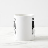 データ重視ではないデータサイエンティスト コーヒーマグカップ (中央)