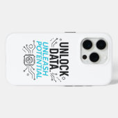データ革命:抽象芸術AI Potential Matrix Tech Case-Mate iPhoneケース (裏面 (横))