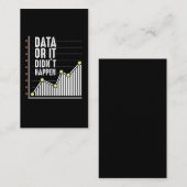 データ·おたく動作アナリスト統計科学者 名刺 (正面/裏面)