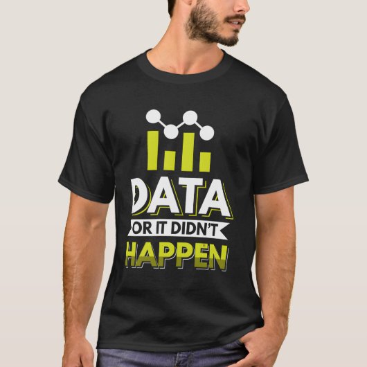 データ・サイエンティスト・データ・アナリストData Miner Tシャツ (正面)