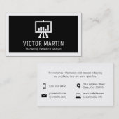 データ・チャート | 縁ど白 名刺 (正面/裏面)