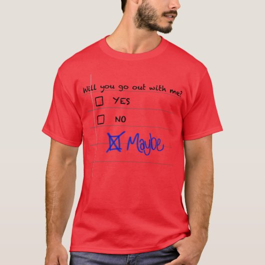 デートしてね Tシャツ (正面)