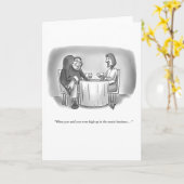 デートすることおもしろいユーモ空白のアグリーティングカード カード (黄色い花)