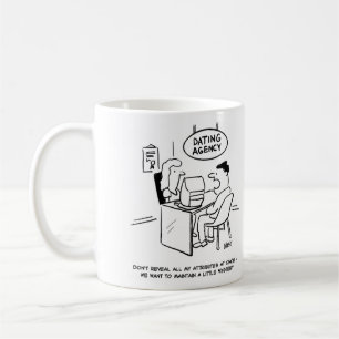 デートすることおもしろい庁の漫画 コーヒーマグカップ