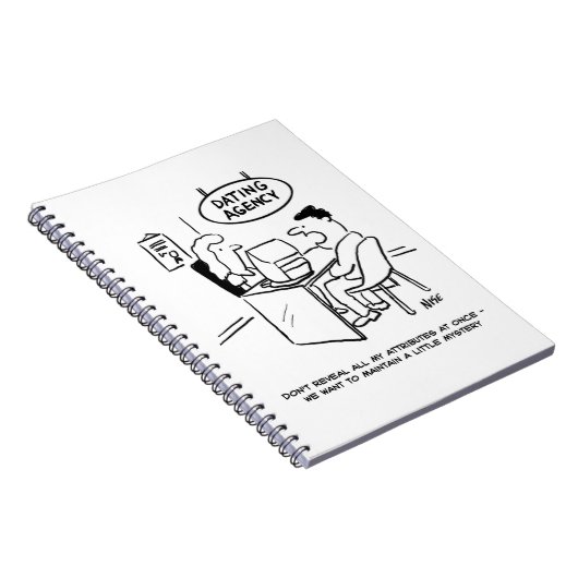 デートすることおもしろい庁の男の漫画 ノートブック (右側)