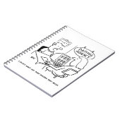 デートすることおもしろい庁の男の漫画 ノートブック (左側)