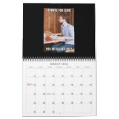 デートすることのしゃれおよび安っぽい積み込みは18 moのカレンダーを並べます カレンダー (3月 2026)