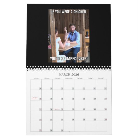 デートすることのしゃれ及び安っぽい積み込みは12 moのカレンダーを並べます カレンダー (3月 2026)