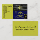 デートすることのサービス業カード 名刺 (正面/裏面)