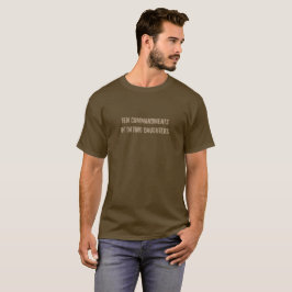デートすることの娘の10の命令 Tシャツ