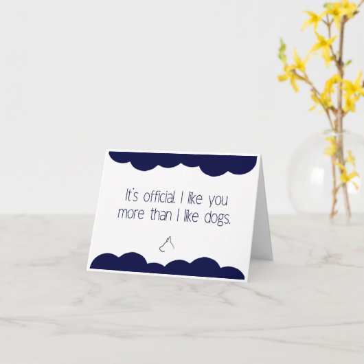 デートすることの記念日マイルストーンカード愛犬家 カード (黄色い花)