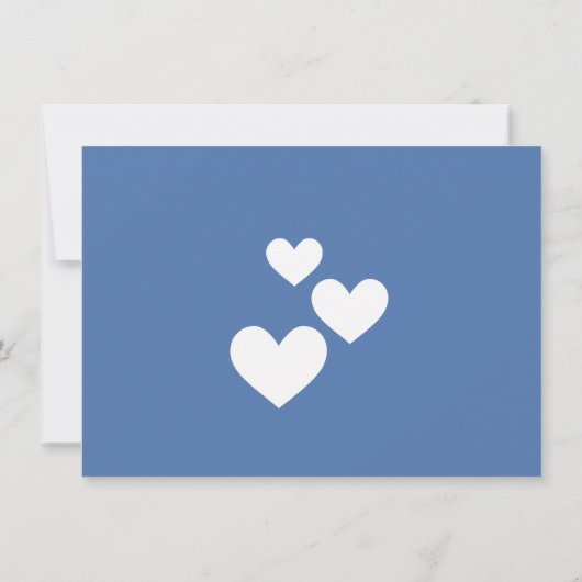 デートすることプロファイル日付の保存 招待状 (裏面)