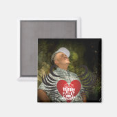 デートすることラブフォトバレンタインデー マグネット (正面/裏面)