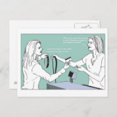 デートすること人狼 ポストカード (正面/裏面)