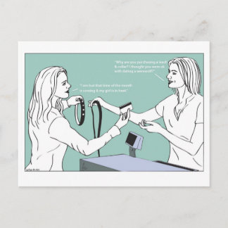 デートすること人狼 ポストカード